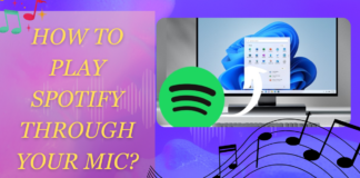 How to Play Spotify Through Your Mic