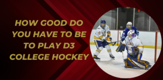 how good do you have to be to play d3 college hockey
